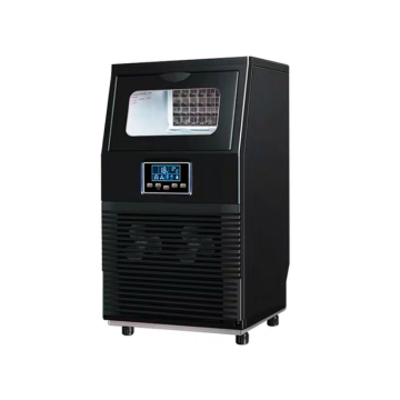 Commercial Home Ice Machine: 40kg Daily Output, LED, Automatic Cleaning, Suitable for Small to Medium Spaces