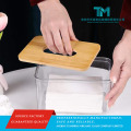 Caixa de tecido acrílico com design transparente e transparente