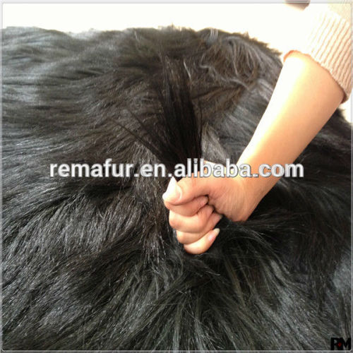 Factory direct selling high quality goat fur kidassia fur plate in high quality