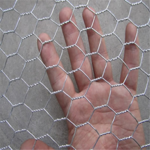 Material de alambre de hierro galvanizado y tela metálica hexagonal