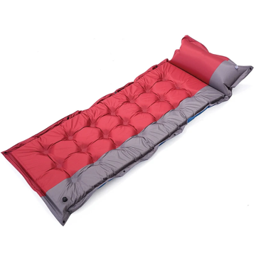 Portable Outdoor Luxury Camping Thickened Sponge Mattress with Polyester Fabric PVC Composite