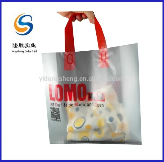 semi transparent flexiloop carrier bag