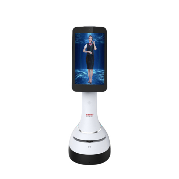 Multifunctionele receptierobot: grotere schermadvertenties, begroeting en geleidingsklanten