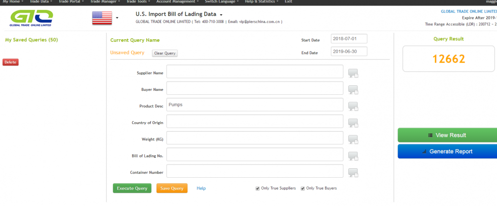 Data Import Pumps USA