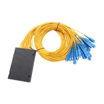 2.0mm FTTH ABS Box Type PLC Splitter with SC/APC and LC/UPC Connectors (1*2 to 1*32)