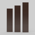 Melamine Veneer Acoustic Grooved Wood Decoration Wall Panel