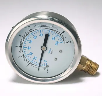 High-Quality Bourdon Tube Hydraulic Water Pressure Gauges: Best Price and Specifications