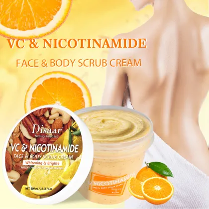 VC and Nicotinamide Whitening Facial Scrub for Skin Exfoliation