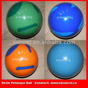 Resin boccia ball set