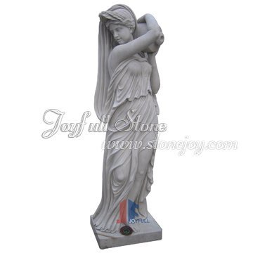 China Modern White Marble Statue Sculpture