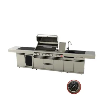 High Quality Rust Resistant Fridge Outdoor BBQ Kitchen Drawer Cabinet