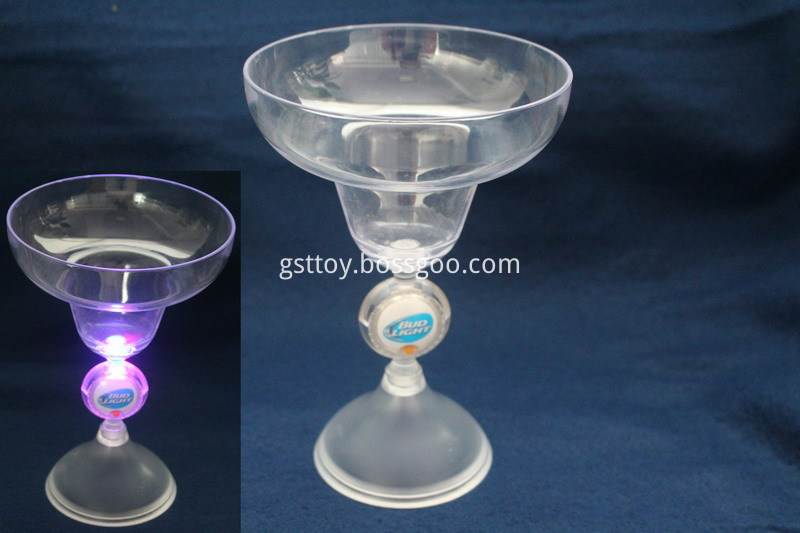 Flashing LED Wide Mouth Martini Cup