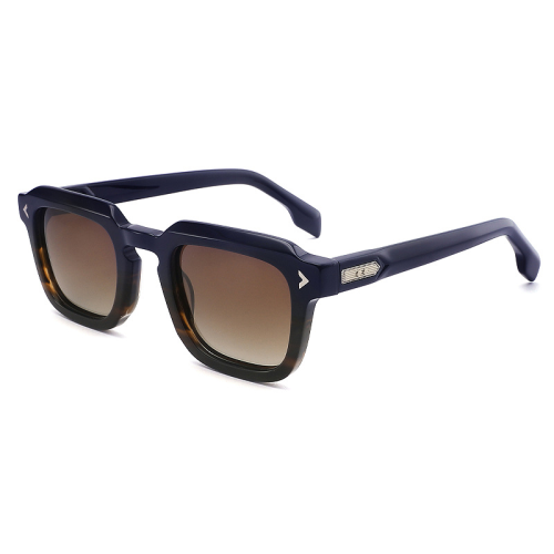 Arrow - Detail Square Acetate Sunglasses