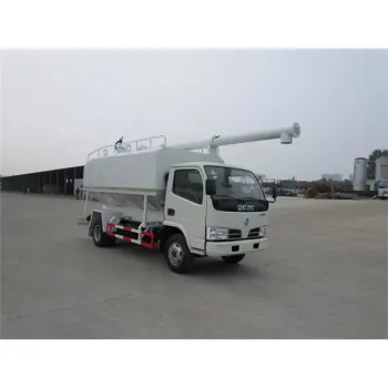 3ton 6m3 bulk feed delivery truck