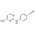 Nombre: 4 - [(4-Hidroxi-2-pirimidinil) amino] benzonitrilo CAS 189956-45-4