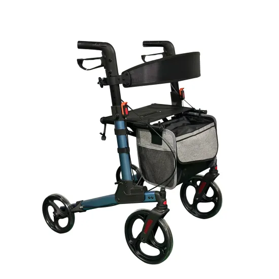Adjustable Comfort Seating Rollator Walker for Elderly Patients