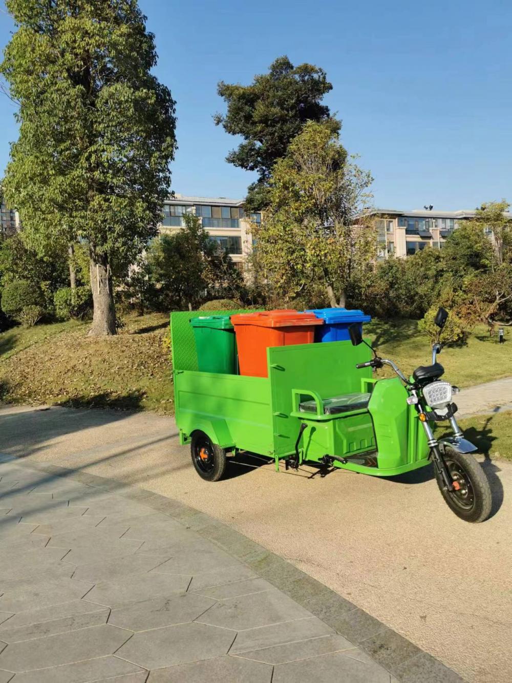 Tricycle électrique de camion à ordures