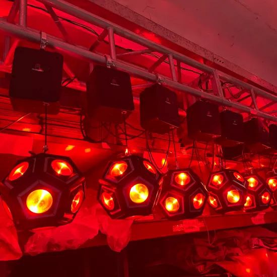 LED Kinetic Football Light Fixture for Wedding Party and Disco DJ Stage Lighting