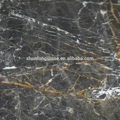 Rusa Golden Brown big slab,brown Marble with golden line