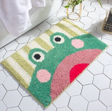 Cartoon Tufted Absorbent Non-Slip Floor Mat for Bathroom and Entry Door