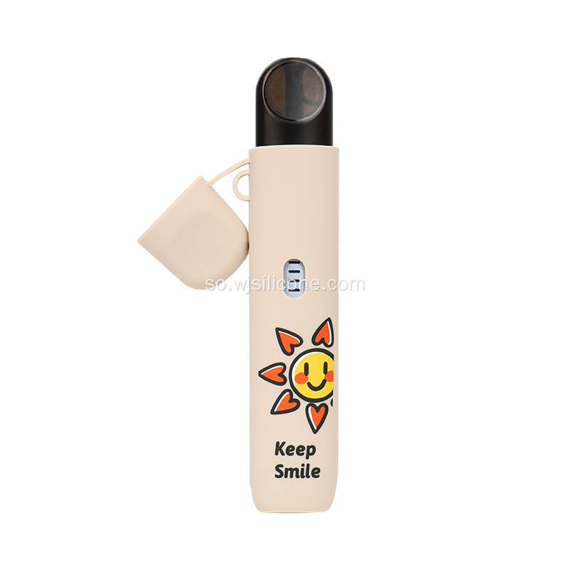 Midabka Gaarka ah ee Logo Silikoon Vape Case