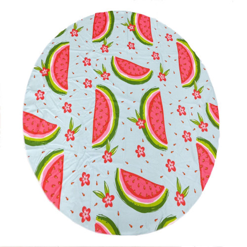 fruit shaped animal print personalized beach towels