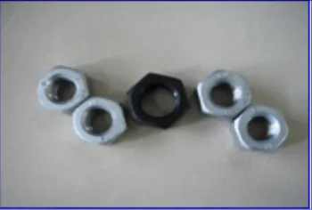 1/4"-2" Hex Nut-white and yellow zinc plated