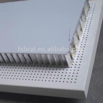 Honeycomb ceiling panel, perforated aluminum panel, perforated ceiling panel