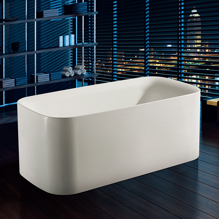 Exquisite Technical Acrylic Rectangle Soaking Square Bathtub