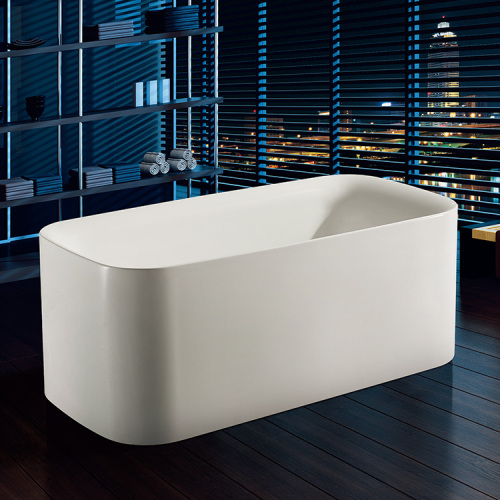 Легкая вымачивая ванна белая роскошная квадратная вертикальная акриловая ванна