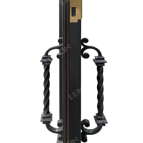 Cheap Exquisite Workmanship Wrought Iron Doors