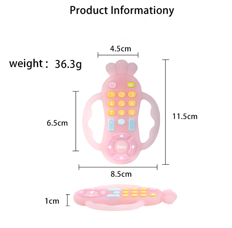 silicone teether toy MFZ-T034