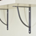 L shaped cornner book shelf bracket