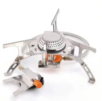 Discount Price Portable Foldable Stainless Steel Anti-Corrosion Camping Furnace End Wood-Burning Stove