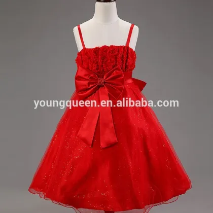 XD15 Girls Summer 2015 children princess dress sling veil big swing dress