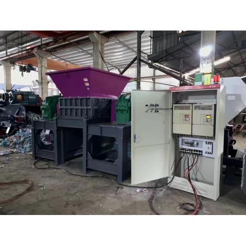 Industrial Waste Plastic Paper Board Twin Shaft Shredder