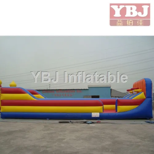 hot inflatable bungee racing game with basketball hoop