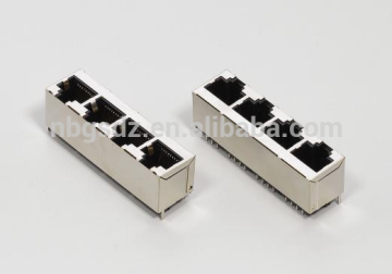 Good Quality Plastic RJ45 Connector Jack 8P8C Modular Plug In Dongguan