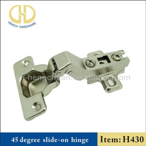 30 degree slide-on cabinet hinge