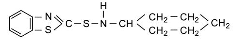 N-cyclohexyl-2-benzothiazole sulfonamide