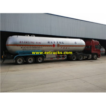 62m3 Tri-axle Wingi wa Propane Trailer