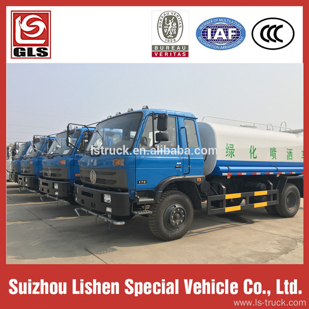 10 Ton Water Sprinkler Vehicle Water Truck Dongfeng