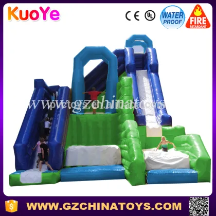 2017 inflatable amusedly cliff jumpslide Freestyle Combo