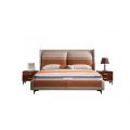 Горячая распродажа Современная Мебель для спальни Функциональная кожаная кровать