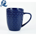 wholesale price colorful relief ceramic tea cup