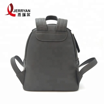 Grey Leather Crossbody Tote Backpacks for Women