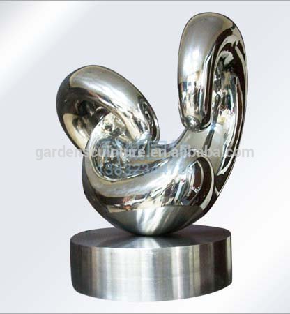 quyang jinkun carving h ; 140CM stainless steel sculpture