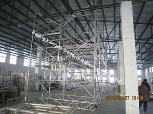 Light Weight Steel pipe Scaffolding For Boiler , aluminum f