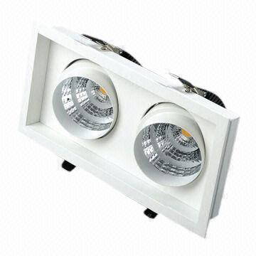 LED Grid/Grille Light, 20W High-power COB LED Color is More Uniform, Lumen Higher