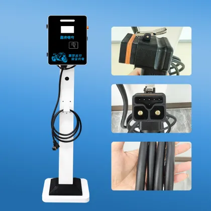 Electric motorcycle high-power charging station